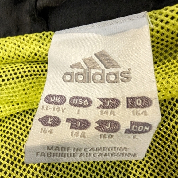 adidas jacket with full zip, black  F50 Messi soccer collection, Youth Large - Picture 4 of 6